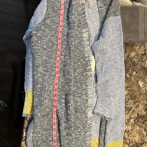 NWT Nordstroms Caslon multi color Duster/Sweater No Pockets - Picture 6 of 9